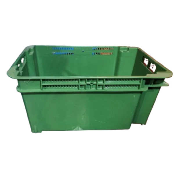 cajón embutible apilable ciego verde