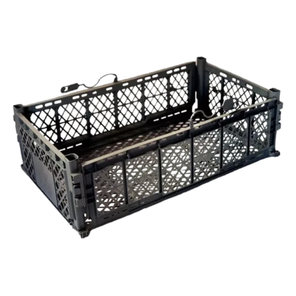 plastigol canasto plegable liviano color negro