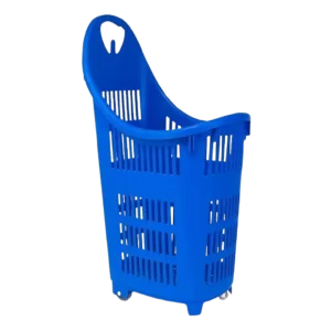 plastigol carrito de supermercado de 4 ruedas color azul