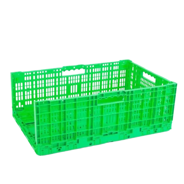plastigol canasto plegable color verde