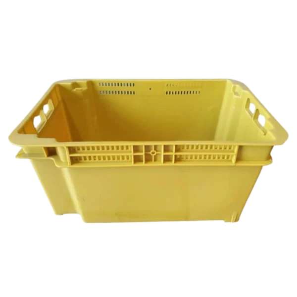 cajón embutible apilable ciego amarillo plastigol